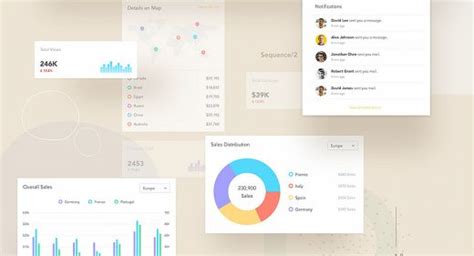 Adobe XD Dashboard Templates & XD Dashboard UI kits