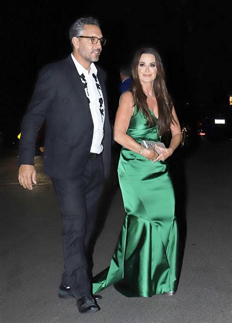 Kyle Richards Stuns In Plunging Green Dress For Niece Paris Hiltons ...