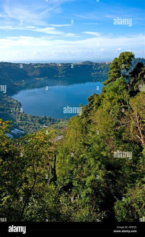 Lake Nemi, Lazio, Italy Stock Photo - Alamy