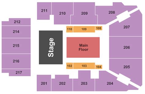 Adams Event Center Seating Chart | CloseSeats.com