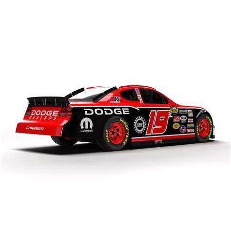 NASCAR Gen 4 Dodge Charger 3D Livery Template Model - Motorsport Graphics