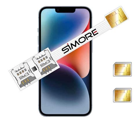 iPhone 14 Dual SIM Adapter Speed Xi-Twin 14 - DualSIM card - 5G 4G LTE 3G compatible | SIMORE.com