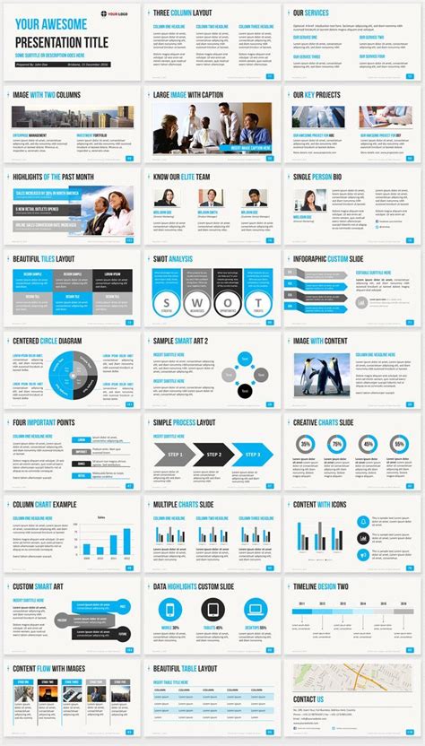 Business infographic & data visualisation Business PowerPoint Templa ...