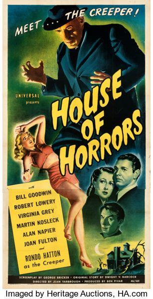 House of Horrors (Universal, 1946). Very Fine on Linen. Three Sheet ...