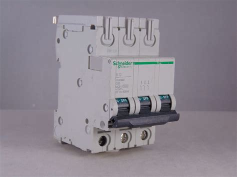 Schneider MCB 63 Amp Triple Pole 3 Phase Breaker Type C 63A Square D KQ10C363 - Willrose ...