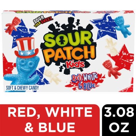 Sour Patch Kids Red White & Blue Soft & Chewy Candy, 3.08 oz - Pick ‘n Save