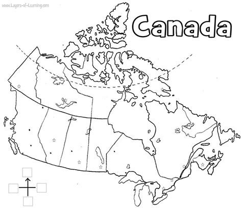 Map Of Canada And Capitals