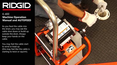 Ridgid K400 Manual