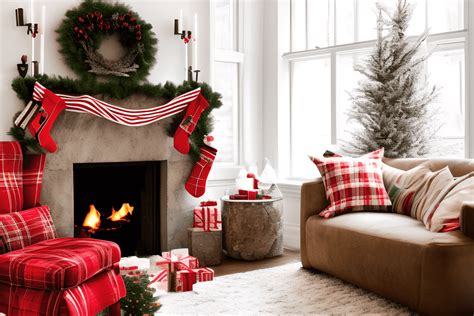 Cozy Winter Fireplace Scene · Creative Fabrica