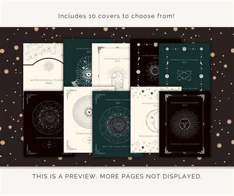 Printable Astrology Planner 2023 Monthly Planet Transits - Etsy