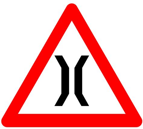 File:Narrow bridge sign (India).svg - Wikipedia