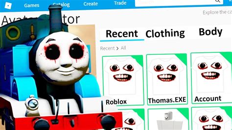 MAKING THOMAS THE TANK ENGINE.EXE a ROBLOX ACCOUNT - YouTube