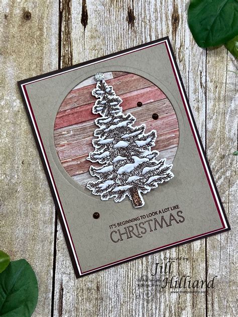 Rustic O Christmas Tree – Jill's Card Creations