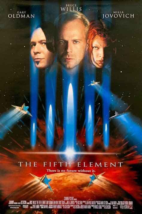 Original The Fifth Element Movie Poster - Luc Besson - Science Fiction