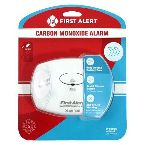 First Alert Carbon Monoxide Alarm Instructions