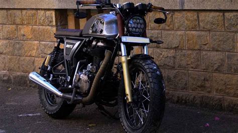 This Modified Royal Enfield Continental GT Is a True Brute