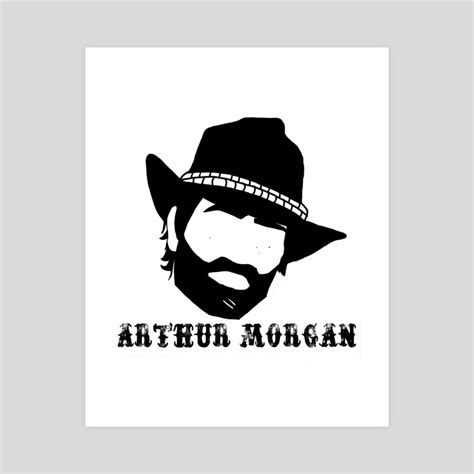 Arthur Morgan Red Dead Redemption 2 Vector Design, an art print by ...