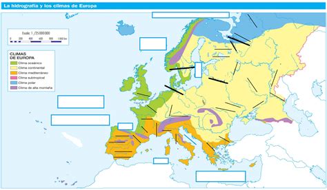 Rios Mapa Europa