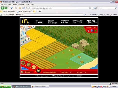 Kevin's Blog: McDonalds Game