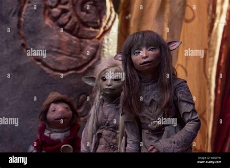 Victor Yerrid, Nathalie Emmanuel, and Taron Egerton, "The Dark Crystal ...