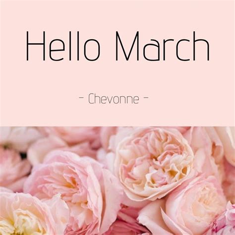 Hello March