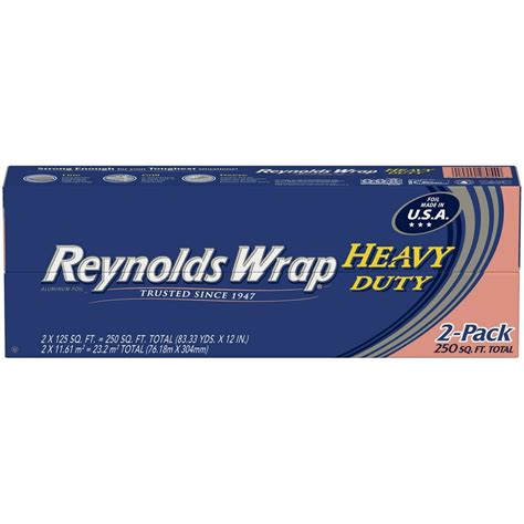 Reynolds Wrap® Heavy Duty Aluminum Foil 2-125 sq. ft. Boxes - Walmart.com - Walmart.com