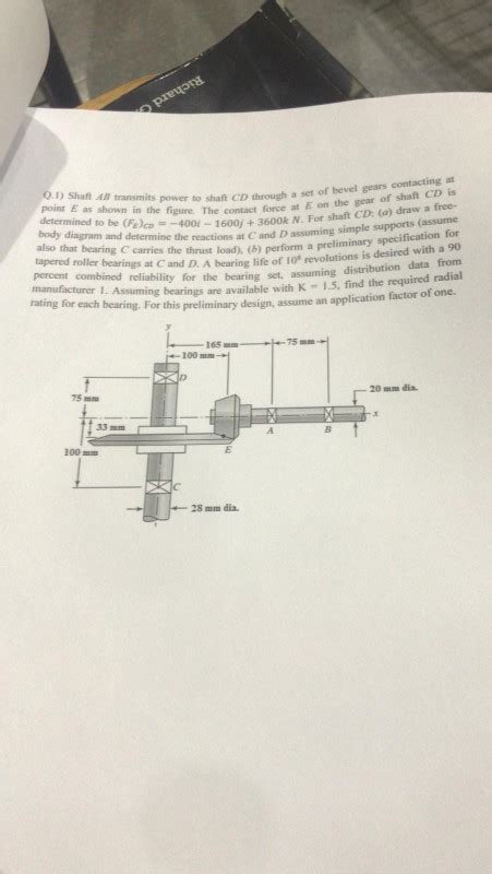 0.2) Figure Q.2 shows a drive system in which a 20-hp electric motor drives separate output ...