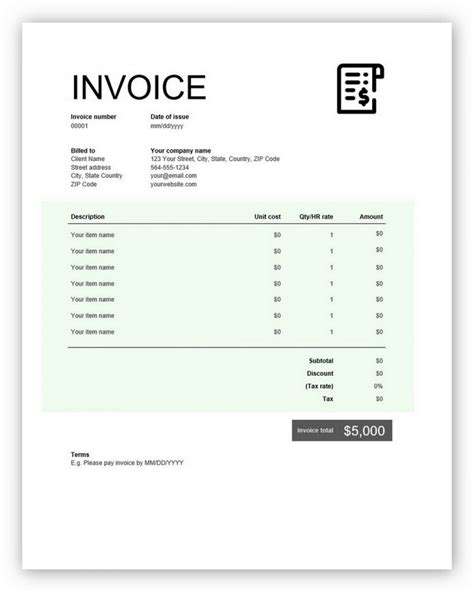 7 Free QuickBooks Invoice Template Word, Excel, PDF And How To Create It - hennessy events