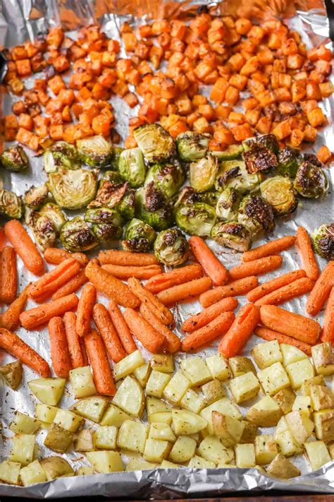 Sheet Pan Oven Roasted Vegetables | Lil' Luna