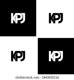 Kpj Letter Original Monogram Logo Design Stock Vector (Royalty Free ...