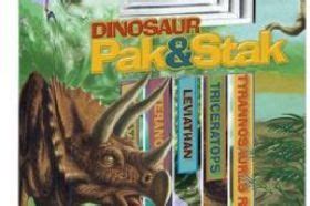 Dinosaur Pak&Stak learn and play set – WaterShed Cafe and Books