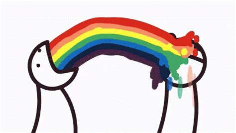 Rainbow Throw Up GIF - Throwup - Discover & Share GIFs