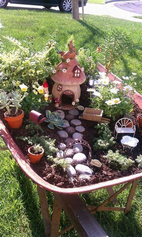 53 best Fairy Gardens - Unique Containers images on Pinterest | Fairies ...