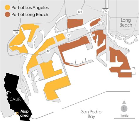 Long beach port map - singmain