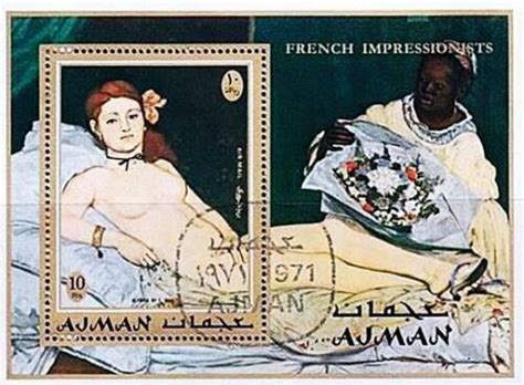 famous PAINTINGS by EDOUARD MANET "OLYMPIA" (NUDE) | eBay