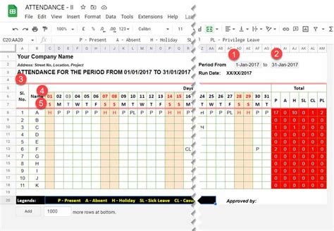 How to Create an Attendance Sheet in Google Sheets