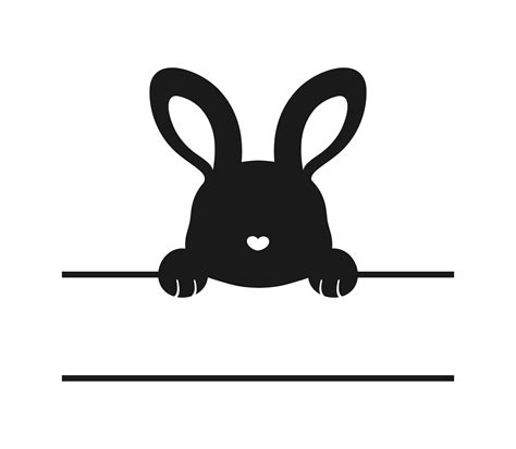 Rabbit Silhouette Clipart