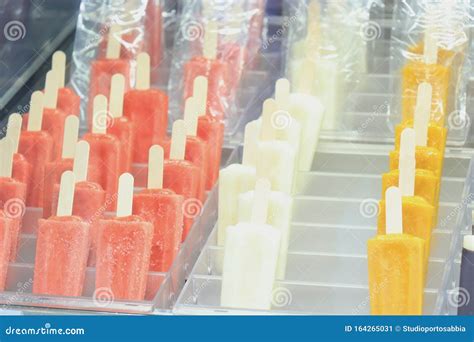 Assorted ice pops stock image. Image of stick, gelateria - 164265031