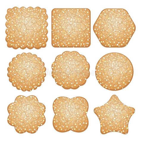 Set of Sugar Cookies, Vector Stock Vector - Illustration of dessert ...