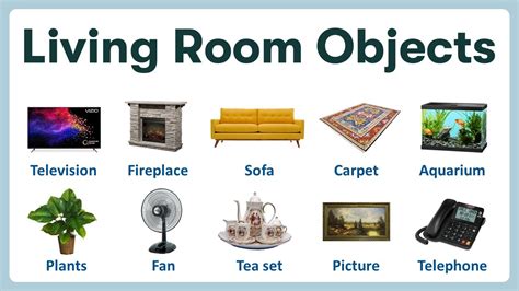 Living Room Items In English | Baci Living Room