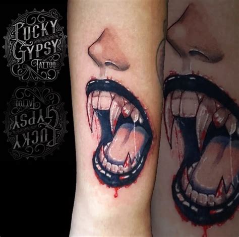 101 Best Vampire Fangs Tattoo Ideas That Will Blow Your Mind!