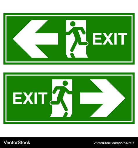 Emergency Exit Sign Left Arrow | ubicaciondepersonas.cdmx.gob.mx
