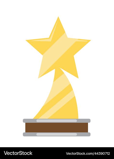 Golden trophy cup Royalty Free Vector Image - VectorStock