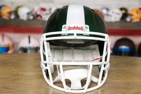 Michigan State Spartans Riddell Speed Replica Helmet - Satin Green ...