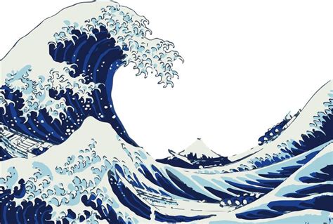 The Big Wave Art Print by SeijiArt | Wave art, Wave drawing, Big waves