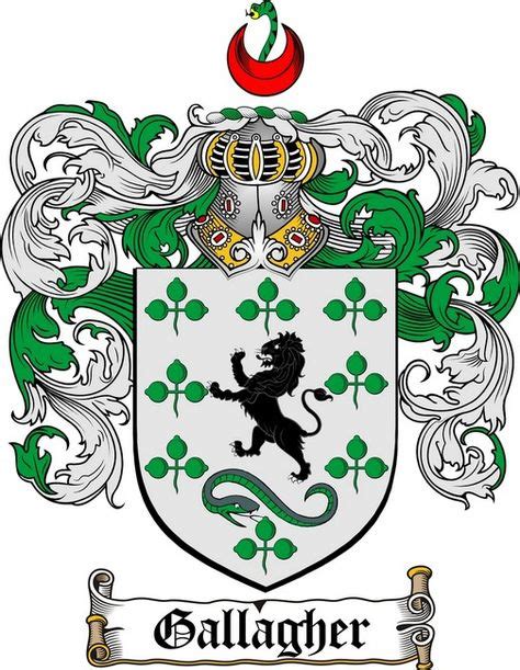 7 best Gallagher Coat of Arms/ Gallagher Family Crest images on Pinterest | Coat of arms, Crests ...