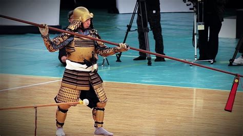 Owarikan-ryū sōjutsu - 39th Kobudo Demonstration Nippon Budokan 2016 - YouTube