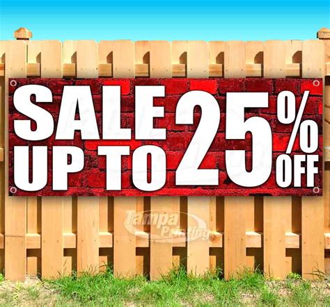 sale up to 25% off 13 oz heavy duty vinyl banner sign with metal ...