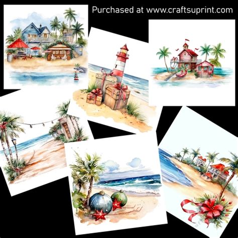 New Zealand Christmas by the beach 1 - CUP1216227_123648 | Craftsuprint