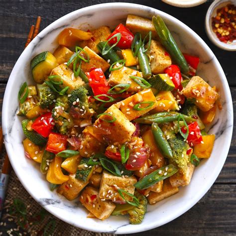 Vegan Tofu Stir Fry Recipe | Recipe | Healthy recipes, Vegan tofu stir fry, Vegan recipes